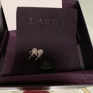 Barely worn Lagos Columbus Circle Caviar Ball Earrings